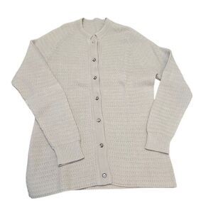 VTG Knit Button Front Textured Long Sleeve Cardigan‎ SEE DESCRIPTION
